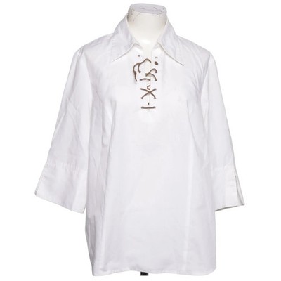 Madame, Hemd, Größe: 40/42, Weiß, Baumwolle/Polyester, Print, Damen #ucO