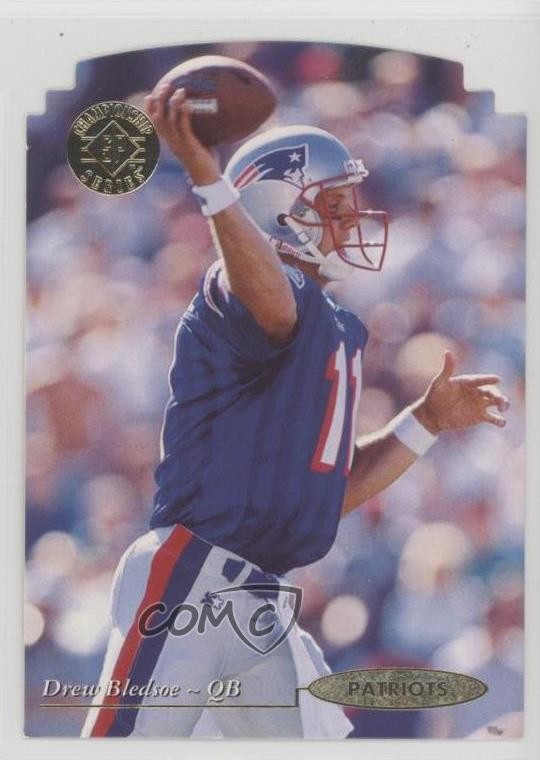 1995 SP Championship Series Die-Cut Drew Bledsoe #153 19bs
