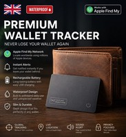Ultra Thin Smart Wallet Tracker Card Apple Find My Bluetooth GPS Finder iOS