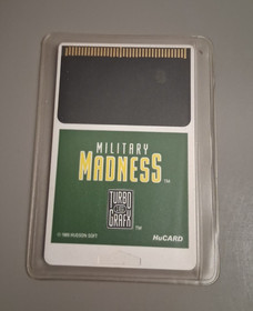 Military Madness (Turbografx 16) *HuCard Only*  W/ Sleeve TESTED