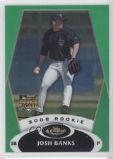 2008 Topps Finest Green Refractor 155/199 Josh Banks #135 0a1