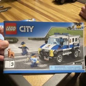 LEGO CITY Bulldozer Break-in 60140 Police 100% Complete Set 561 pcs