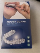 Custom-Fitted Mouth Guard Clear Anti-Grinding Anti-Snoring Teeth Whitening Tray