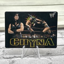 Vtg WWF Attitude Era Corporate Ministry CHYNA Vending Machine Prism Sticker 2