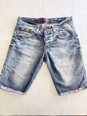 DSQUARED 2 DISTRESSED DENIM JEAN SHORTS - MEN'S - SIZE 31