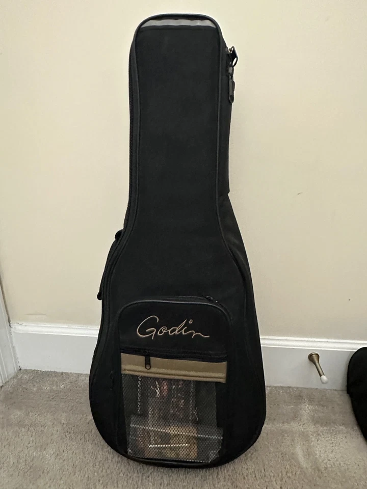 Godin Multiuke Ukulele Natural HG Multiac Acoustic Electric Tenor Uke - Image 3 of 4