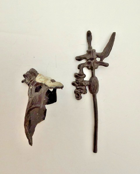 Original 1983 Kenner accessories for Logray the Ewok Medicine Man — tiny vintage Star Wars props that most collectors forgot existed.
