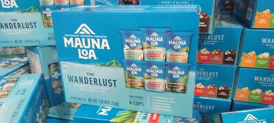  MAUNA LOA Macadamias ''Wanderlust'' seasonal variety 6 pack 1 pound 10oz Mac Nuts