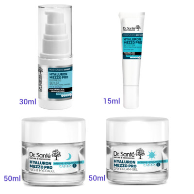 Dr. Sante Hyaluron Pro Hyaluronic Acid Lifting-Hydration Cream/Serum/Mist/Gel