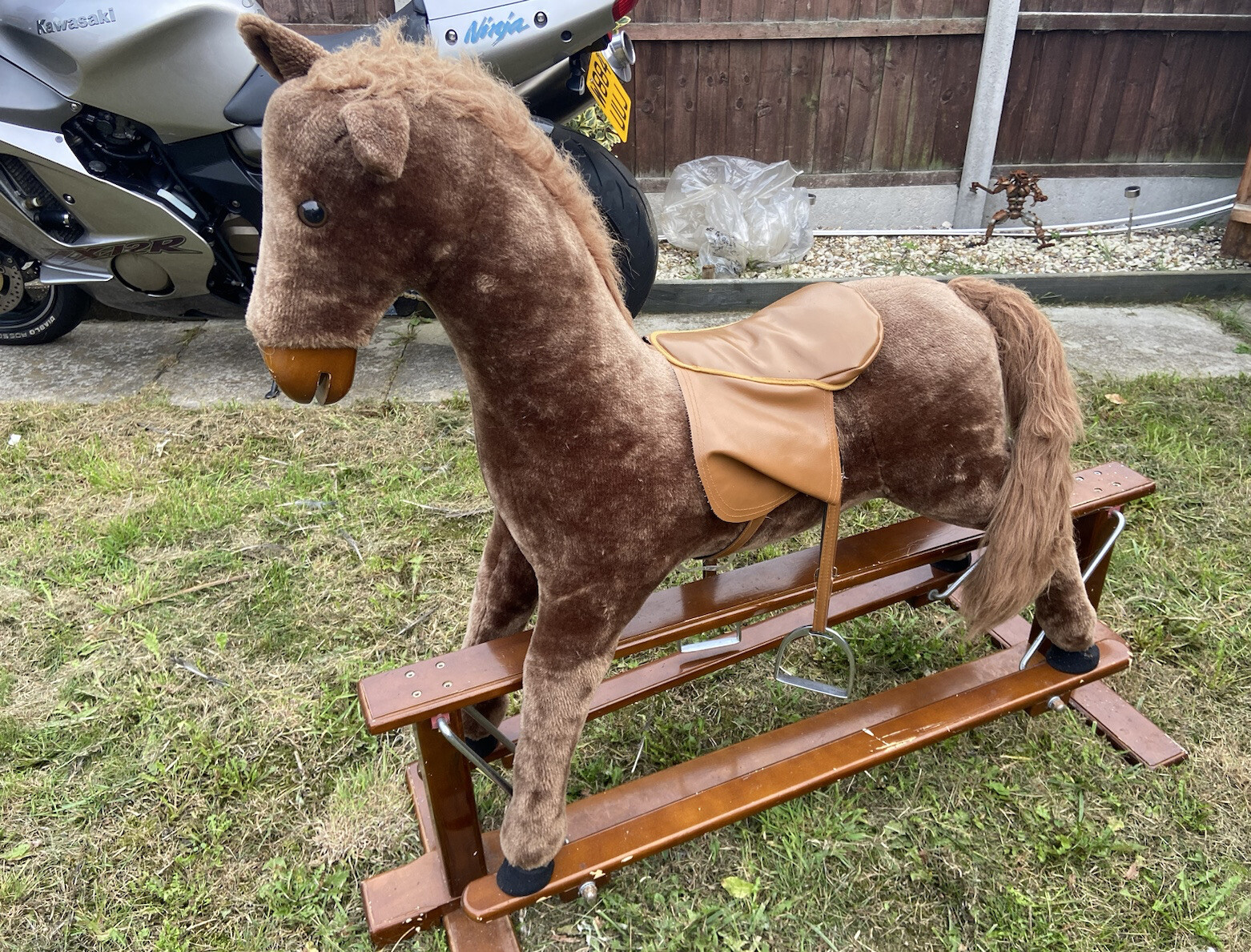 Large Soft rocking horse eBay