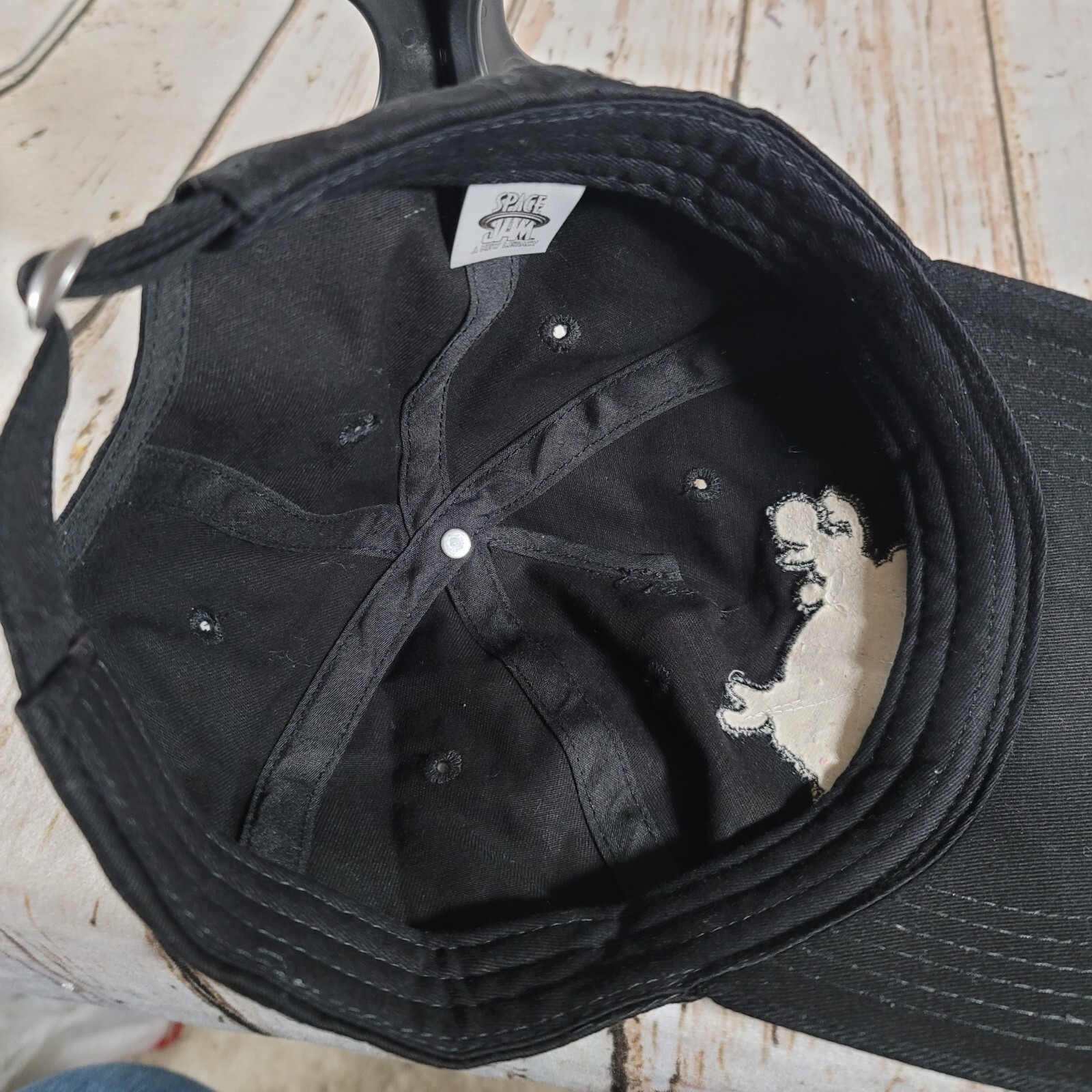 Space Jam Baseball Cap Hat Tune Squad Black Adjustable Gem