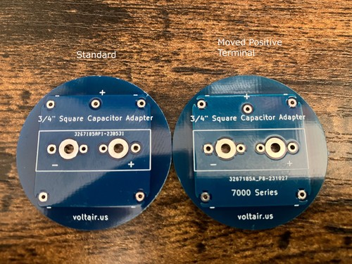 Capacitor Adapter  Tek Tektronix 7000 Series Recap 6 square 1 triangle adapter - Picture 3 of 3