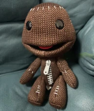 2010 Little Big Planet Rare Happy Sackboy 25Cm Plush Doll Toy