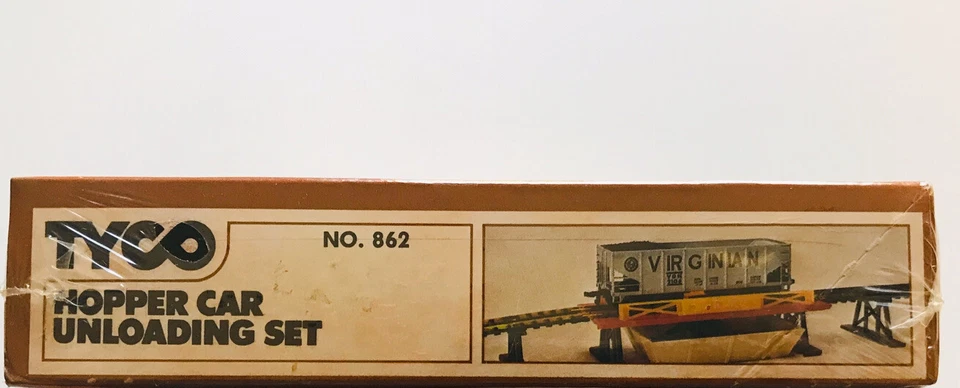 Juego de descarga de coche tolva escala Tyco HO #862 DESCARGA CARBÓN AUTOMÁTICAMENTE sellado Foto 3 de 4