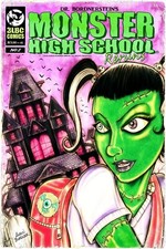 Monster High School Reruns no.2  signed  by Aaron Bordner