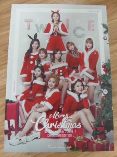 TWICE - TWICEcoaster : LANE 1 (CHRISTMAS EDITION) [ORIGINAL POSTER] *NEW* K-POP  - Afbeelding 1 van 2