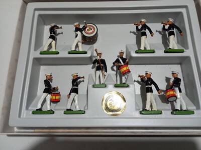 W.Britain The Drum And Bugle Team Of Fleet Marine Force Pacific 5799