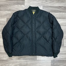 Cabelas Quilt Bomber Jacket Men L Premier Nor...