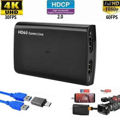EZCAP266 HDMI Video Capture Live Streaming Box With MIC HDCP For Youtube etc