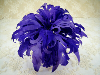 Gänsefeder Perlen Feder Blumenhalterung Millinery Hut Fascinator Kleid Kopfschmuck