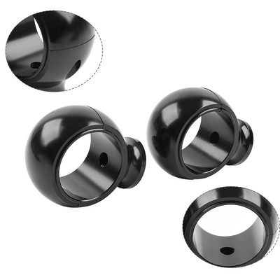 2'' Rise Lenker Riser Klemmhalterung Schwarz für Harley Sportster Softail Schwarz