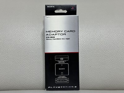 RARE Korean Sony Playstation 3 Memory Card Adapter PS3 Korean Version Brand New!