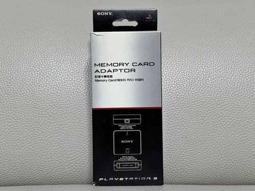 RARE Korean Sony Playstation 3 Memory Card Adapter PS3 Korean Version Brand New!