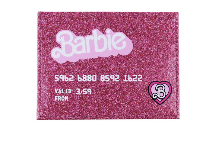 Cakeworthy Barbie Credit Card Holder Pink Glitter Wallet NEW | eBay
