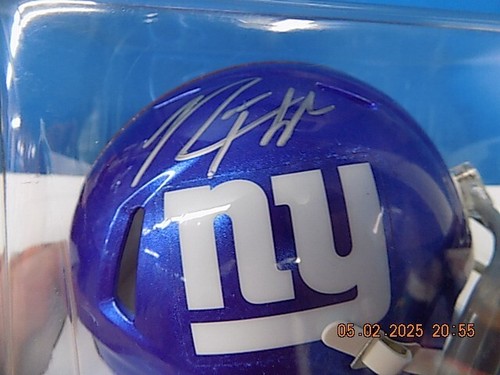 Rodney Hampton Autographed Signed New York Giants Mini Helmet COA Beckett - Picture 4 of 8