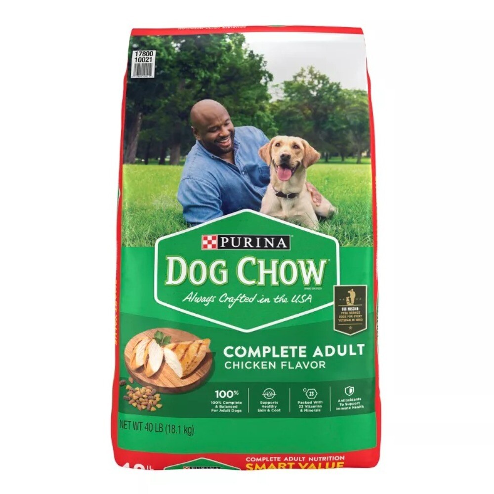 Dog Chow with Real Chicken Adult Complete & Balanced Dry Dog Food