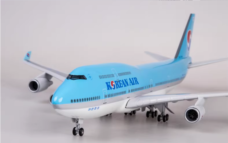 1:150 47CM KOREAN AIR BOEING 747-400 Airplane Landing Gear