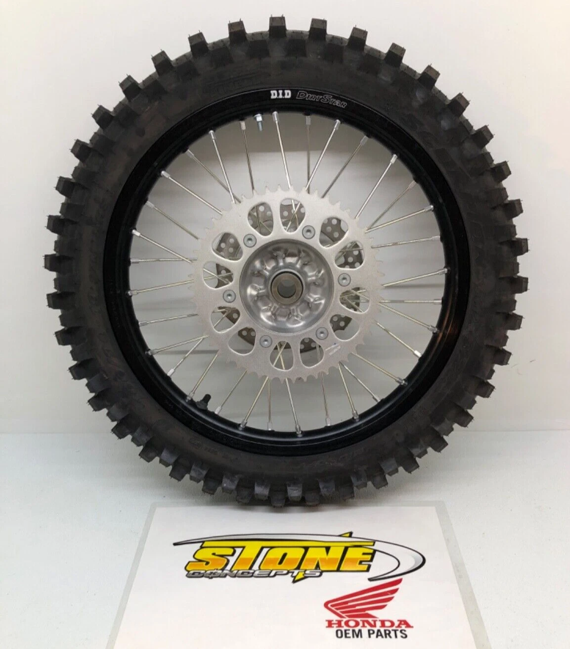 OEM Honda CRF250R Rear Wheel 19x1.85 Dunlop 100/90-19 Tire 2022