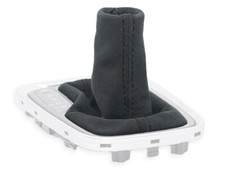 SCHALTMANSCHETTE FUR HYUNDAI KONA 2017-23 automatic SCHALTSACK SCHWARZ ALCANTARA