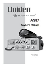 PRINTED MANUAL Uniden PC687 Owner's Manual FREE SHIPPING