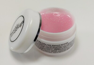 LED Builder Cover Gel  ''Diamond Shimmer''   Rosa - milky white - clear   Auswahl