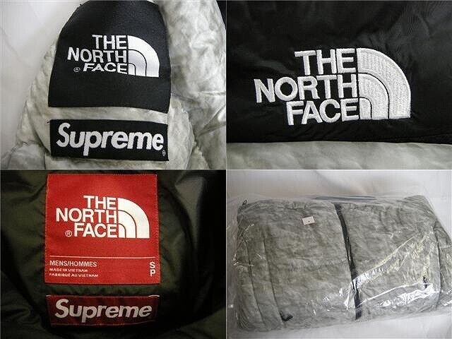 S 2019AW Supreme NORTH FACE Paper Print Nuptse JacketNorth S 2019AW Supreme NORTH FACE Paper Print Nuptse JacketNorth