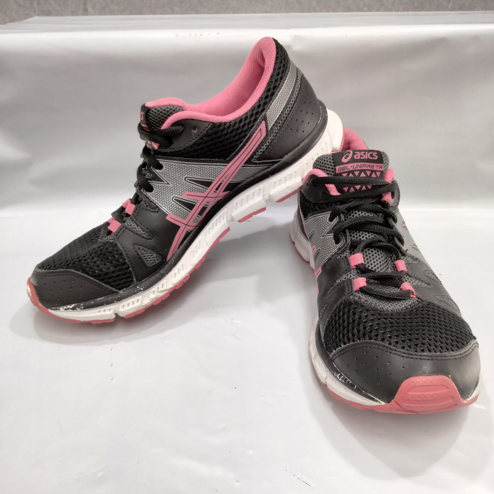 Asics Gel Unifire S456L Black Pink Running Gym Shoes Sneakers Women's Size  8 | eBay
