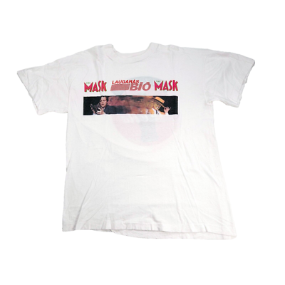 90s◇STANLEY DESANTIS THE MASK マスク Tシャツ Lサイズ ブラック 