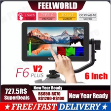 FEELWORLD F6 PLUS V2 6" 3D 4K LUT Touch Screen DSLR Camera Field Monitor FHD IPS
