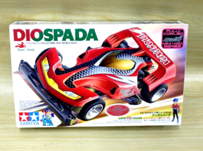 Tamiya Mini 4WD SUPER RARE VINTAGE Diospada Red Plated Body 19418