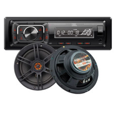 JBL Single DIN Bluetooth MP3 USB Digital Media Car Radio  2x 6.5" Speakers