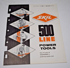 Vintage 1959 Skil Tools 500 Line Portable Tools Catalog