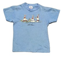 Vintage Seashore Sand Social Lake Tahoe T-Shirt 1985 Thin 80s 1980s M 10 12