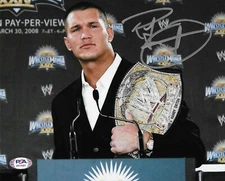 Randy Orton WWE Signed Autograph 8x10 Photo #2 w/ PSA COA