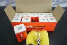 SUNRAY LIGHTING, INC - Box of 10 - MODEL 1325 BULBS 6.2V, 4.13A, 25.6W (NEW)