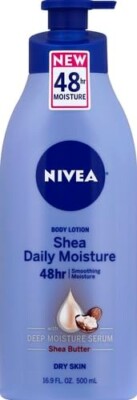 NIVEA Shea Daily Moisture Body Lotion, Dry Skin Lotion w/ Shea Butter 16.9 Fl Oz