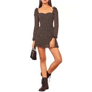 reformation square neck dress