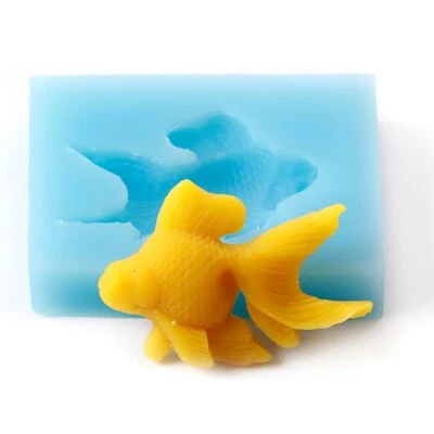 Pez Forma Pastel de Fondant Decoración Molde de Silicona - Imagen 1 de 3