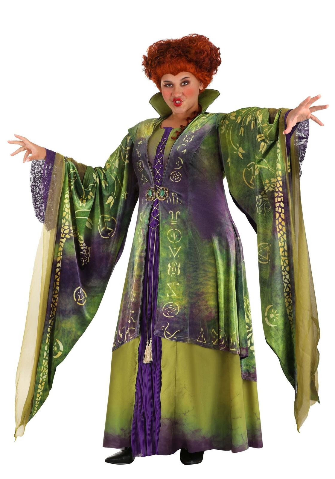 Plus Size Womens Hocus Pocus Winifred Sanderson Costume