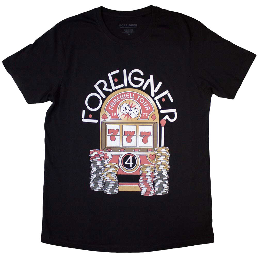 Foreigner Farewell Tour Official Commemorative T-Shirt Design